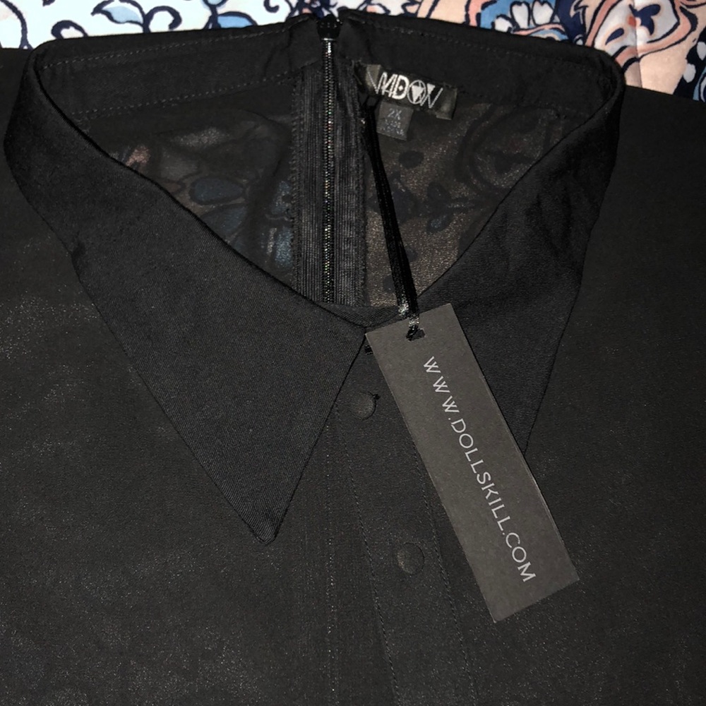 Dolls Kill black mesh dress Size 2X